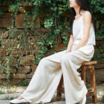 Buddha Stones Plain Wide Leg Pants Dance Women's Yoga Pants With Pockets Wide Leg Pants BS 7