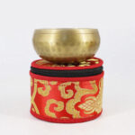 Buddha Stones Tibetan Singing Bowl Storage Bag with Zipper Closure Decoration Decorations BS 13