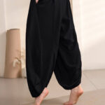Buddha Stones Simple Design Trousers Sports Fitness Yoga Women's Yoga Pants Pants BS 22