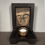 Buddha Stones Buddha Compassion Serenity Home Prayer Altar Zen Decoration Decorations BS Bronze Buddha