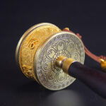 Buddha Stones Tibetan Lucky Prayer Wheel Six True Words Decoration Decorations BS 7