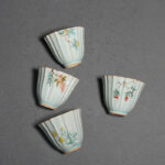 Buddha Stones Loquat Dogwood Hawthorn Morning Glory Ceramic Teacup Kung Fu Tea Cup Cup BS 2