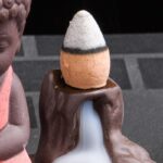 Buddha Stones  Backflow Smoke Fountain Ceramic Blessing Incense Burner Decoration Decorations Incense Burner BS 5