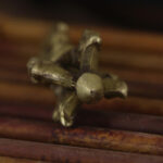 Buddha Stones Tibetan Five Strands Vajra Dorje Enlightenment Copper Decoration Decorations BS 4