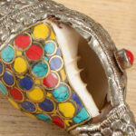 Buddha Stones Tibetan Handmade Natural Shankha Colorful Conch Shell Seashell Wealth Home Decoration Decorations BS 9