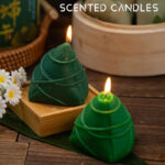 Buddha Stones Dragon Boat Festival Zongzi Pattern Scented Candle Gift For Family Friends Candles BS 13