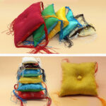 Buddha Stones Tibetan Singing Bowl Cushion Decoration with Tassel Decoration Decorations BS 4
