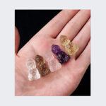 Buddha Stones Various Crystal Amethyst Pink Crystal White Crystal Citrine Buddha Carved Spiritual Healing Necklace Pendant Decoration (Extra 30% Off | USE CODE: FS30) Necklaces & Pendants BS 18