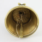 Buddha Stones Tibetan Meditation Bell and Vajra Dorje Copper Balance Handmade Decoration Set Buddhist Supplies BS 4