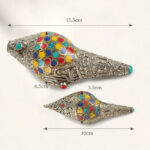 Buddha Stones Tibetan Handmade Natural Shankha Colorful Conch Shell Seashell Wealth Home Decoration Decorations BS 14