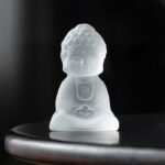 Buddha Stones Mini Tathagata Buddha Liuli Serenity Desk Decoration Decorations BS 1