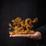 Buddha Stones Year Of The Dragon Color Changing Resin Luck Success Tea Pet Home Figurine Decoration Decorations BS 5