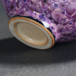 Buddha Stones Colorful Iris Flowers Chinese Jianzhan Kiln Change Porcelain Teacup Tenmoku Kung Fu Tea Cup Jian Zhan Tea Cup BS 6
