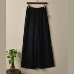 Buddha Stones Plain Wide Leg Pants Dance Women's Yoga Pants With Pockets Wide Leg Pants BS 29