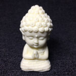 Buddha Stones Mini Ivory Fruit Tathagata Buddha Lotus Kwan Yin Avalokitesvara Manjusri Samantabhadra Serenity Desk Decoration Decorations BS Tathagata Buddha 8.5*4.5*4.5cm