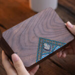 Buddha Stones Vintage Handmade Black Walnut Wood Jewelry Storage Box Wooden Gift Box Jewelry Storage Box BS 8