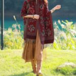 Buddha Stones Tibetan Flowers Leaves Pattern Design Shawl Cozy Travel Scarf Wrap Tibetan Shawl BS 25