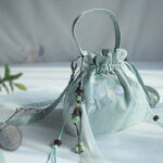 Buddha Stones Handmade Embroidered Flowers Canvas Tote Shoulder Bag Handbag Bag BS 43
