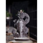 Buddha Stones Dragon Buddha Auspicious Clouds Purple Clay Healing Incense Burner Decoration Incense Burner BS 7