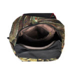 Buddha Stones Peacock Embroidery Canvas Tassel Backpack Backpack BS 5