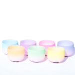 Buddha Stones Tibetan Crystal Sound Bowl Candy Color Handcrafted for Yoga and Mindfulness Meditation Singing Bowl Singing Bowl buddhastoneshop 3