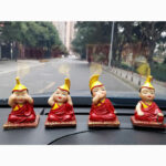 Buddha Stones Hand Painted Tibetan Lama Figures Carved Creative Home Office Car Decoration Ornament Desk Decoration BS 20