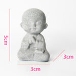 Buddha Stones Meditation Prayer Buddha Statue Compassion Home Decoration Decorations BS 3*3*5cm