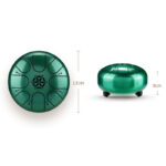 Buddha Stones Steel Tongue Drum Sound Healing Meditation Yoga Drum Kit 8 Note 5 Inch With Carry Bag Tongue Drum BS 5