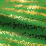 Buddha Stones Tibetan 5 Colors Windhorse Buddha Scriptures Auspicious Outdoor Prayer Flag TIBETAN PRAYER FLAGS buddhastoneshop 7