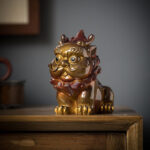 Buddha Stones Color Changing Small PiXiu Resin Tea Pet Wealth Home Figurine Decoration Decorations BS 10