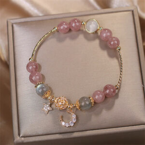 FREE Today: The Healing Positive Strawberry Quartz Bracelet FREE FREE main