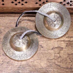 Buddha Stones Tibetan Tingsha Bell Auspicious Cloud Six True Words Copper Wealth Decoration Buddhist Supplies BS main
