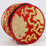 Buddha Stones Tibetan Singing Bowl Storage Bag with Zipper Closure Decoration Decorations BS 2