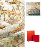Buddha Stones Jungle Oil Painting Auspicious Clouds 100% Mulberry Silk Scarf Premium Grade 6A Double-sided Silk Neck Scarf Silk Shawl BS 19