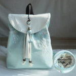 Buddha Stones Handmade Embroidered Large Capacity Canvas Backpack Backpack BS 1