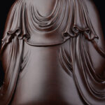 Buddha Stones Avalokitesvara Ebony Lotus Harmony Blessing Home Decoration Decorations BS 6