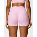 Buddha Stones Gym Sports Yoga Backless Bra Crop Tank Top Shorts 2-Piece Outfit BS 45