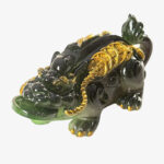 Buddha Stones Color Changing Small PiXiu Copper Coins Resin Tea Pet Wealth Home Figurine Decoration Decorations BS 15