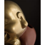 Buddha Stones Little Buddha Laughing Buddha Ceramic Healing Incense Burner Incense Burner BS 12