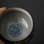 Buddha Stones Mountain Landscape Lotus Orchid Pavilion Gathering Ceramic Teacup Kung Fu Tea Cup Cup BS 7