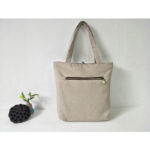 Buddha Stones Pear Flower Plum Peach Blossom Bamboo Embroidery Canvas Large Capacity Shoulder Bag Tote Bag Bag BS 44