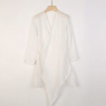 Buddha Stones Simple White Beige Pattern Meditation Spiritual Zen Practice Yoga Clothing Women's Clothes Clothes BS 5