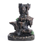 Buddha Stones Waterfall Backflow Incense Burner Mountain Tower Incense Holders Incense Burner BS Resin