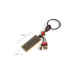 Buddha Stones Namo Amitabha Peace Blessing Keychain Key Chain BS 7