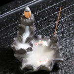 Buddha Stones Koi Fish Lucky Incense Burner Decoration Decoration BS 3