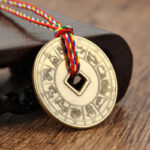 Buddha Stones Taoism Yin Yang Symbol Protection Pendant Decoration Amulet Decorations BS Bronze 12 Chinese Zodiac