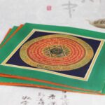 Buddha Stones Tibetan Handmade Thangka Painting Spiritual Blessing Blind Box Random Color Pattern Tibetan Thangka BS 7