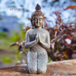 Buddha Stones Meditating Zen Buddha Serenity Resin Statue Figurine Home Decoration Decorations BS 13