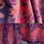 Buddha Stones Tibetan Flower Branch Tassel Shawl Cozy Travel Scarf Wrap Tibetan Shawl BS 14