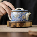Buddha Stones Lotus Chrysanthemum Plum Blossom Flower Teacup Kung Fu Tea Cup Teapot Cup BS 23